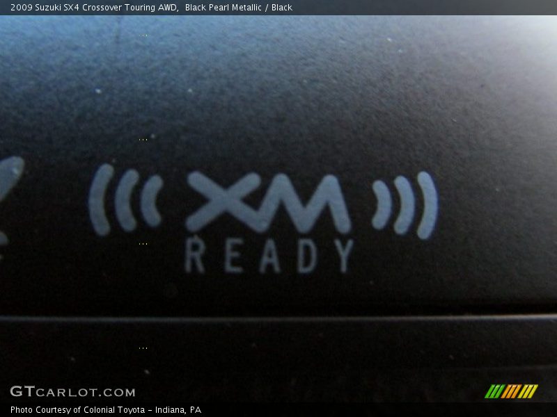 Black Pearl Metallic / Black 2009 Suzuki SX4 Crossover Touring AWD