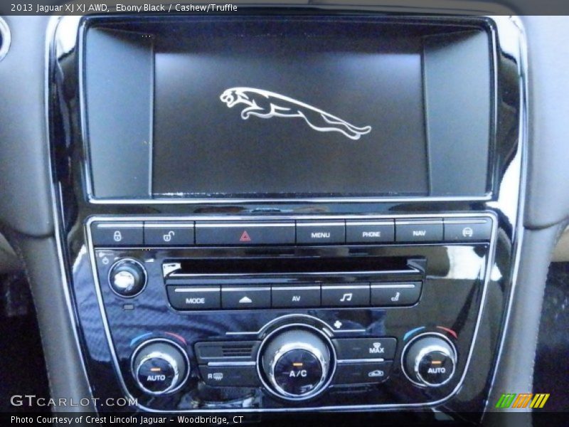 Ebony Black / Cashew/Truffle 2013 Jaguar XJ XJ AWD
