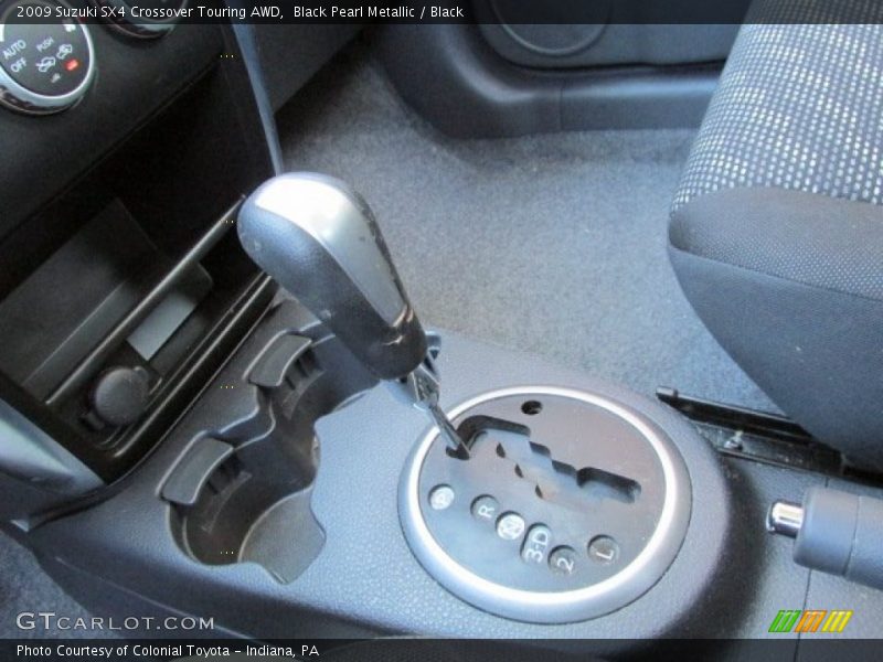 Black Pearl Metallic / Black 2009 Suzuki SX4 Crossover Touring AWD