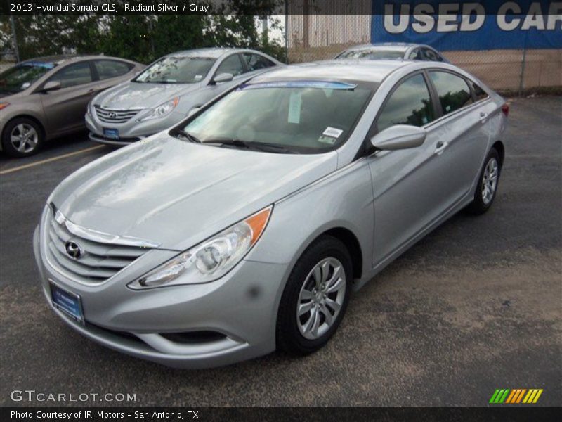 Radiant Silver / Gray 2013 Hyundai Sonata GLS