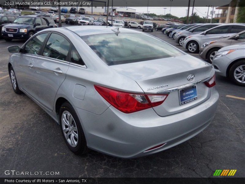 Radiant Silver / Gray 2013 Hyundai Sonata GLS