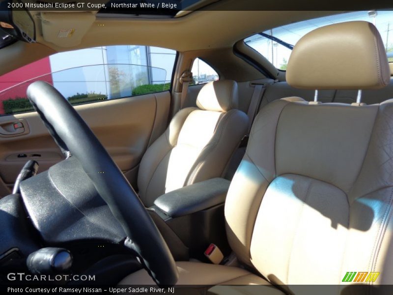 Northstar White / Beige 2000 Mitsubishi Eclipse GT Coupe
