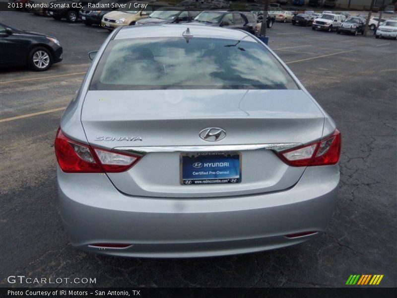 Radiant Silver / Gray 2013 Hyundai Sonata GLS