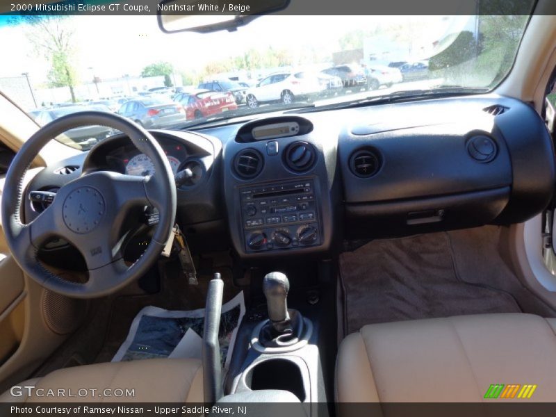 Northstar White / Beige 2000 Mitsubishi Eclipse GT Coupe