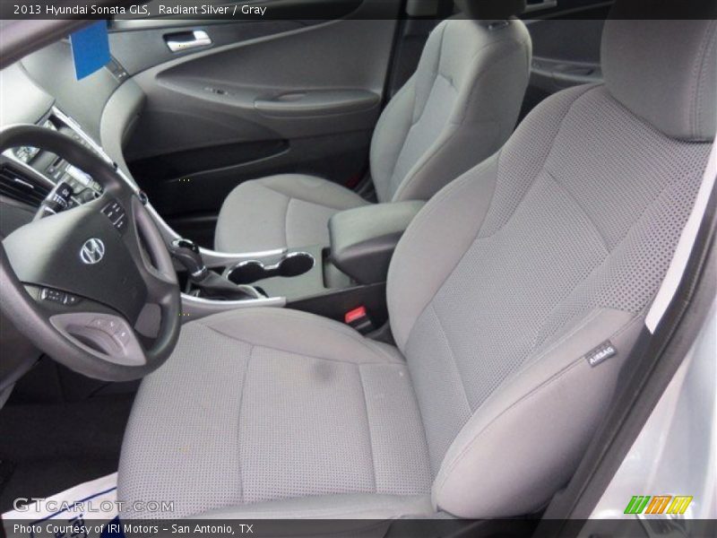 Radiant Silver / Gray 2013 Hyundai Sonata GLS