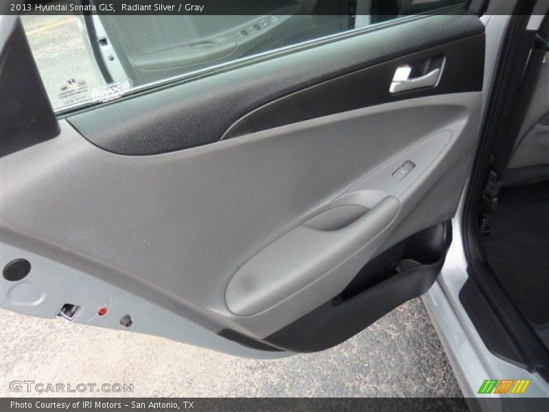 Radiant Silver / Gray 2013 Hyundai Sonata GLS