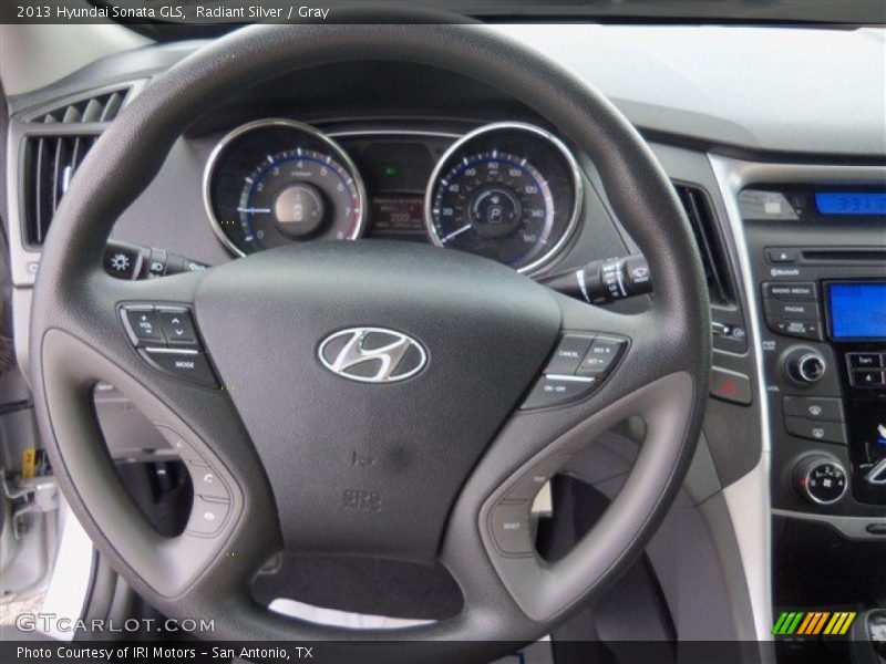 Radiant Silver / Gray 2013 Hyundai Sonata GLS