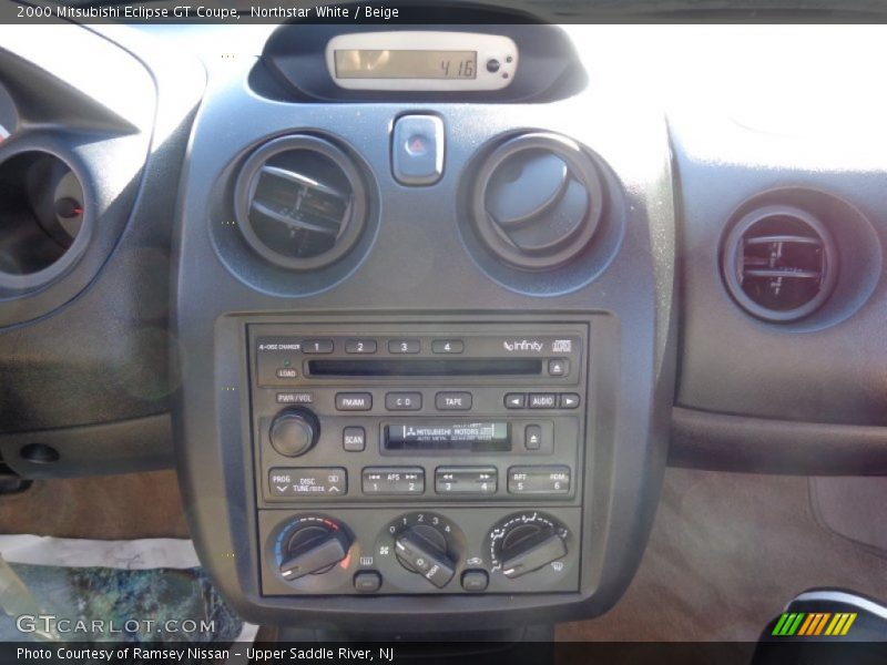 Northstar White / Beige 2000 Mitsubishi Eclipse GT Coupe