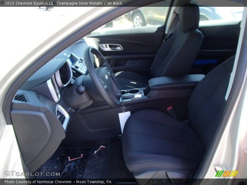 Champagne Silver Metallic / Jet Black 2013 Chevrolet Equinox LS
