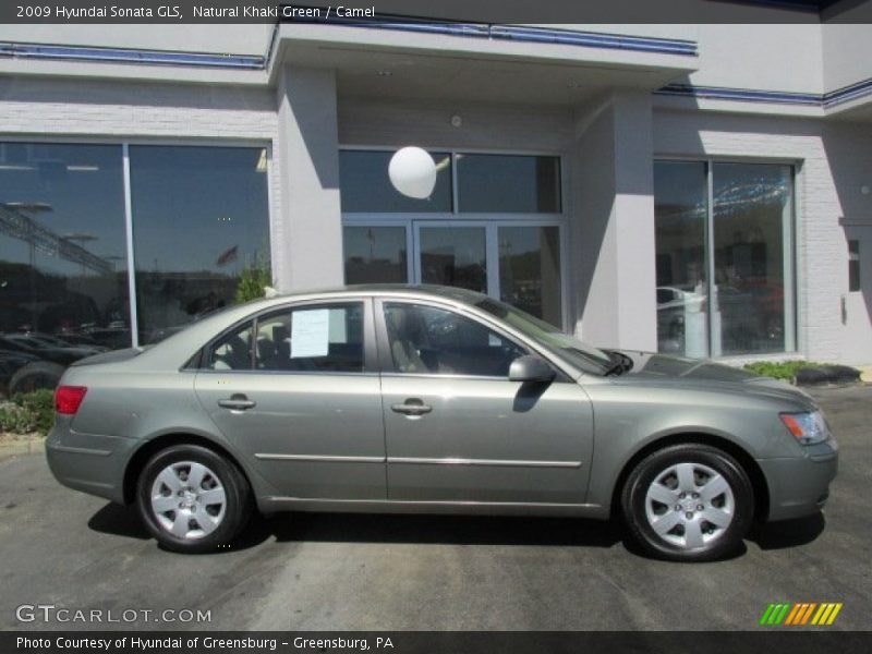 Natural Khaki Green / Camel 2009 Hyundai Sonata GLS