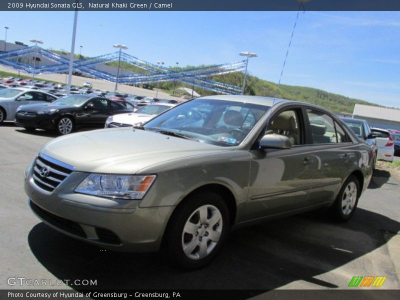 Natural Khaki Green / Camel 2009 Hyundai Sonata GLS