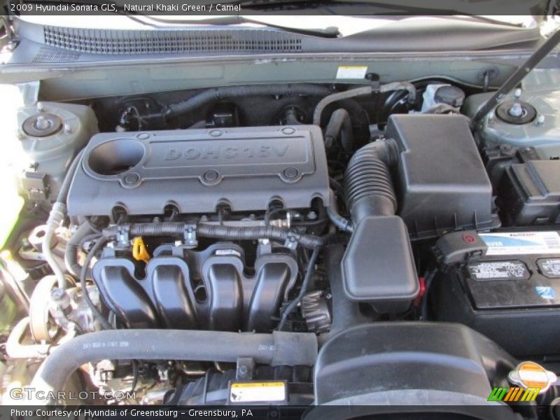 Natural Khaki Green / Camel 2009 Hyundai Sonata GLS