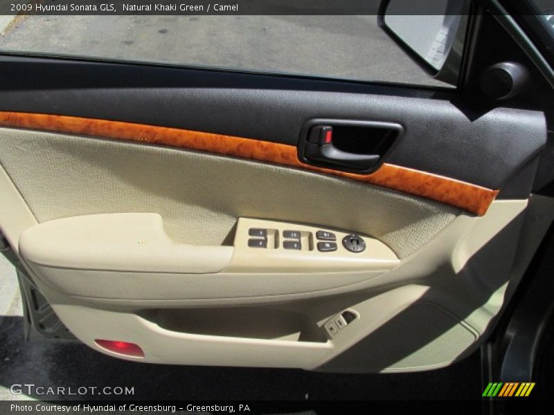 Natural Khaki Green / Camel 2009 Hyundai Sonata GLS