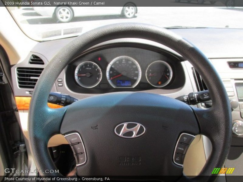 Natural Khaki Green / Camel 2009 Hyundai Sonata GLS