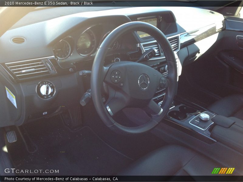 Black / Black 2010 Mercedes-Benz E 350 Sedan