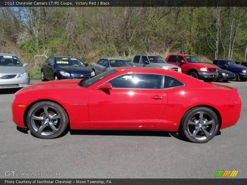 Victory Red / Black 2013 Chevrolet Camaro LT/RS Coupe