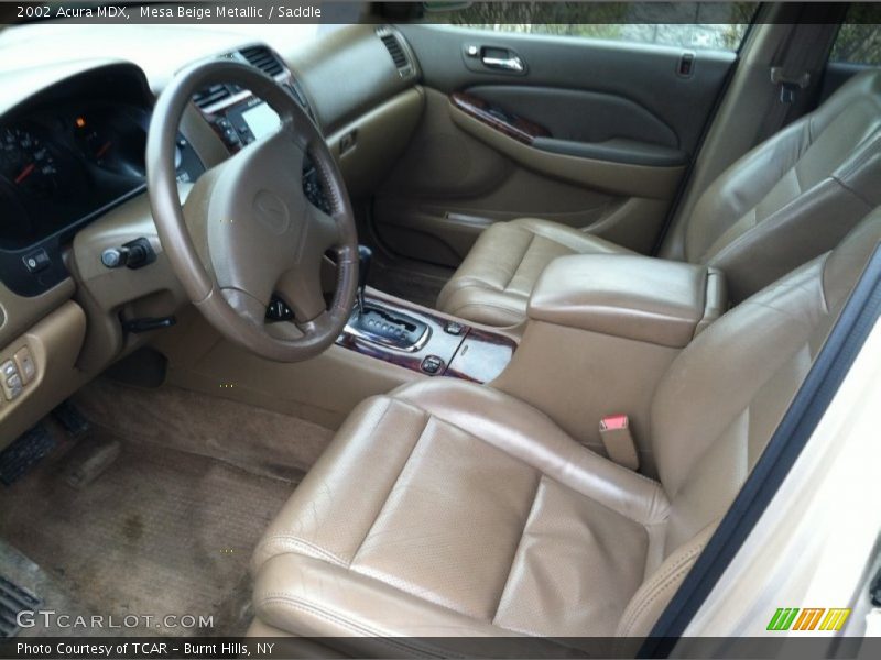 Mesa Beige Metallic / Saddle 2002 Acura MDX