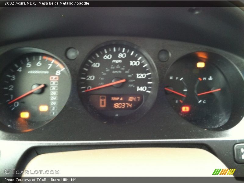 Mesa Beige Metallic / Saddle 2002 Acura MDX