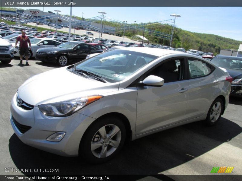 Silver / Gray 2013 Hyundai Elantra GLS