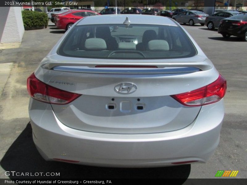 Silver / Gray 2013 Hyundai Elantra GLS