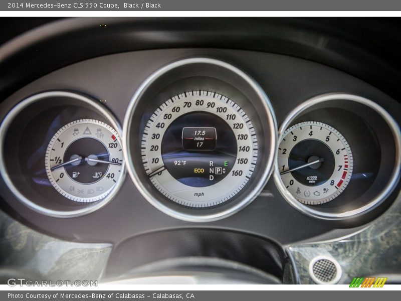  2014 CLS 550 Coupe 550 Coupe Gauges