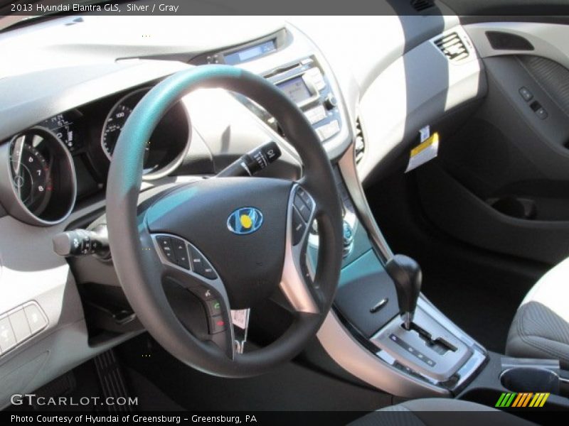 Silver / Gray 2013 Hyundai Elantra GLS