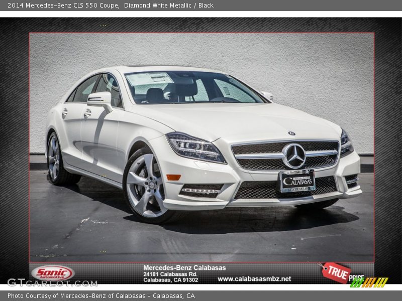 Diamond White Metallic / Black 2014 Mercedes-Benz CLS 550 Coupe