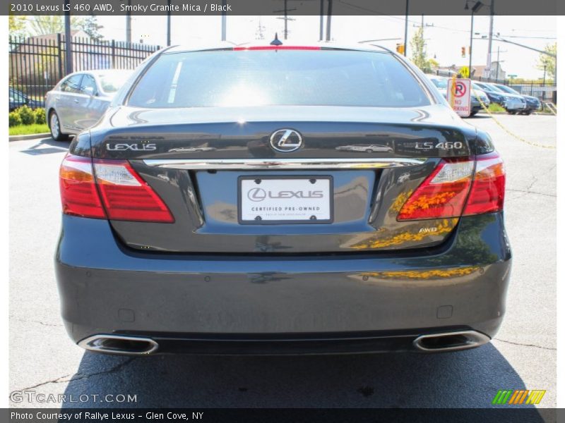 Smoky Granite Mica / Black 2010 Lexus LS 460 AWD