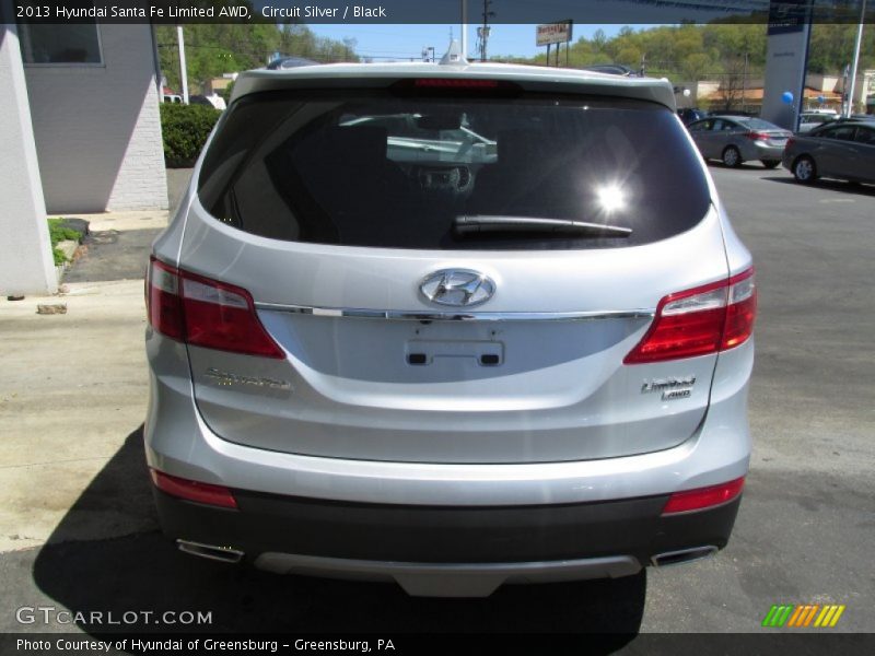 Circuit Silver / Black 2013 Hyundai Santa Fe Limited AWD