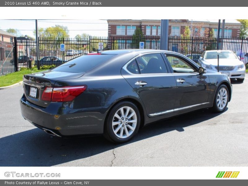 Smoky Granite Mica / Black 2010 Lexus LS 460 AWD