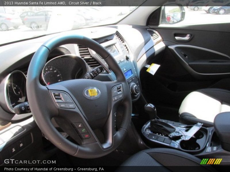 Circuit Silver / Black 2013 Hyundai Santa Fe Limited AWD