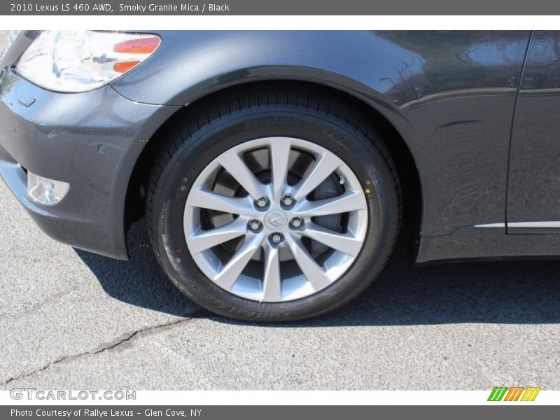Smoky Granite Mica / Black 2010 Lexus LS 460 AWD