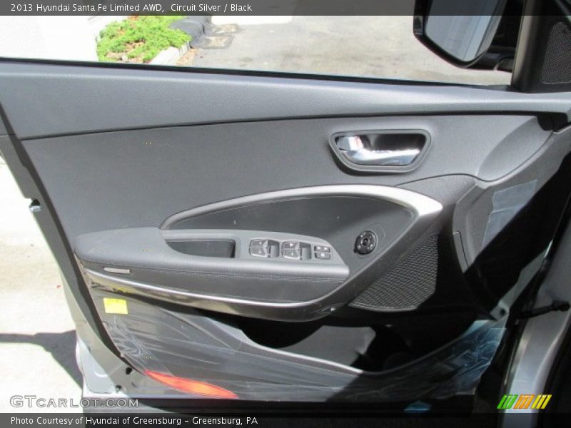Circuit Silver / Black 2013 Hyundai Santa Fe Limited AWD