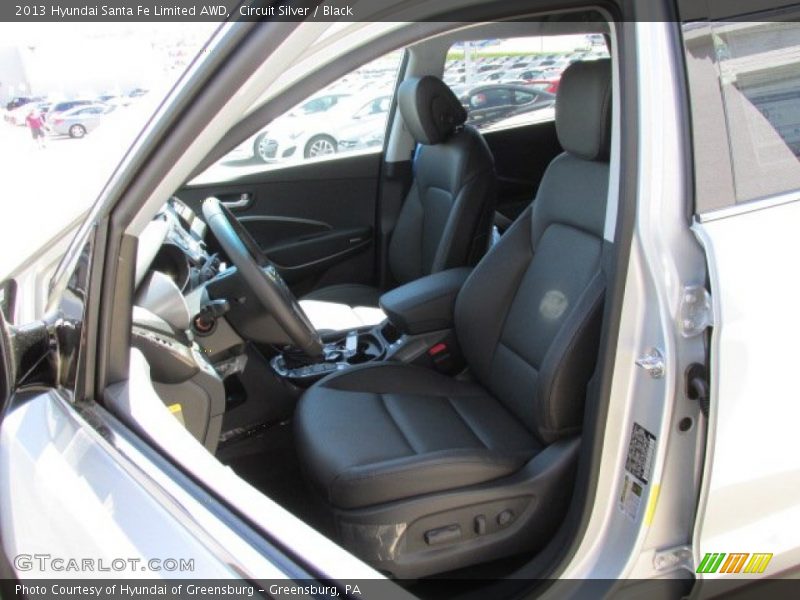 Circuit Silver / Black 2013 Hyundai Santa Fe Limited AWD