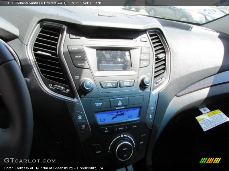 Controls of 2013 Santa Fe Limited AWD