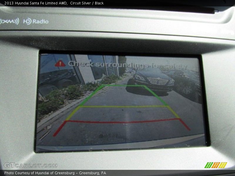 Circuit Silver / Black 2013 Hyundai Santa Fe Limited AWD