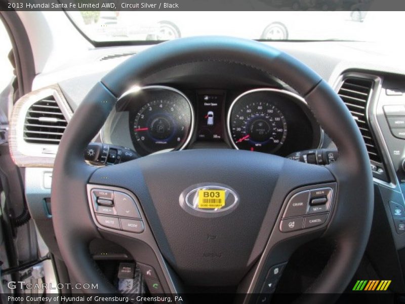  2013 Santa Fe Limited AWD Steering Wheel
