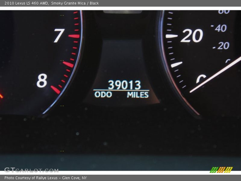 Smoky Granite Mica / Black 2010 Lexus LS 460 AWD