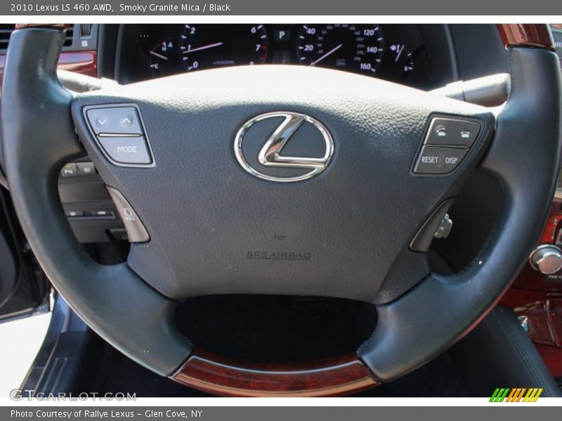 Smoky Granite Mica / Black 2010 Lexus LS 460 AWD