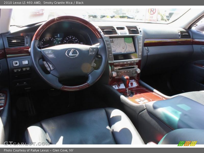 Smoky Granite Mica / Black 2010 Lexus LS 460 AWD