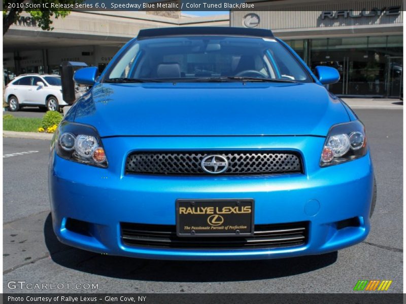 Speedway Blue Metallic / Color Tuned Black/Blue 2010 Scion tC Release Series 6.0