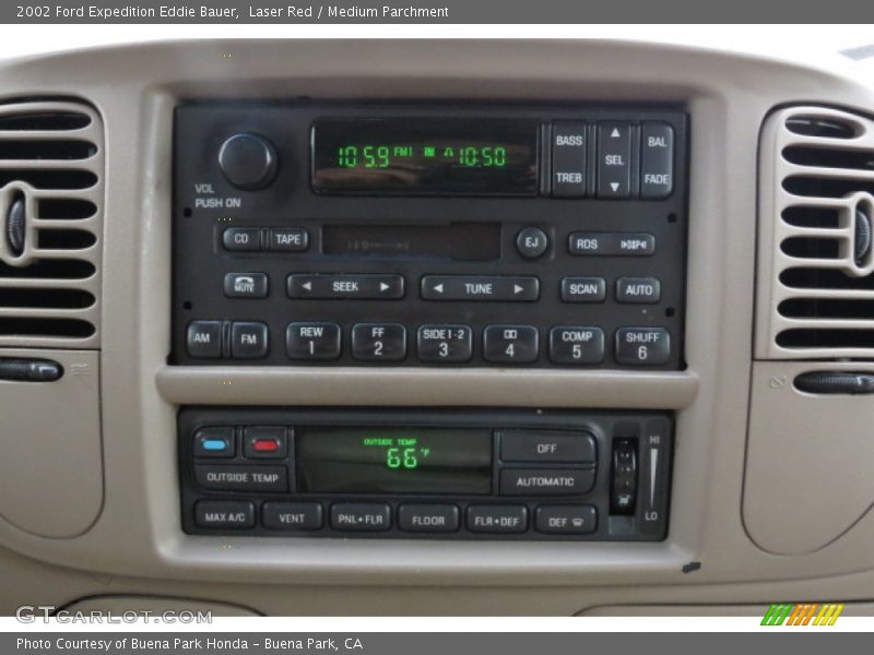 Laser Red / Medium Parchment 2002 Ford Expedition Eddie Bauer