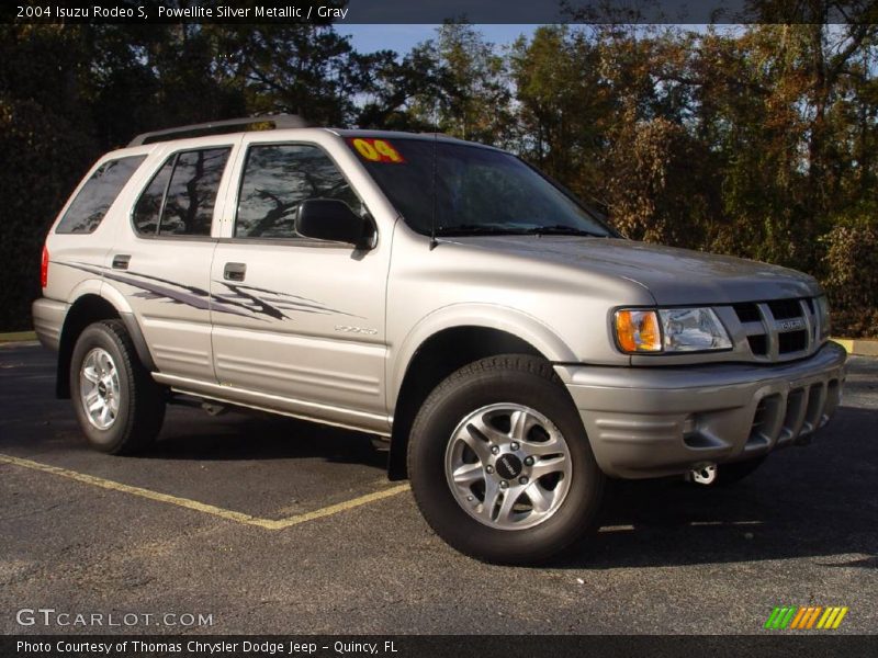 Powellite Silver Metallic / Gray 2004 Isuzu Rodeo S