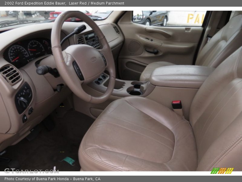 Laser Red / Medium Parchment 2002 Ford Expedition Eddie Bauer
