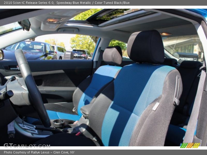 Speedway Blue Metallic / Color Tuned Black/Blue 2010 Scion tC Release Series 6.0