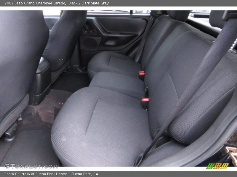 Black / Dark Slate Gray 2002 Jeep Grand Cherokee Laredo