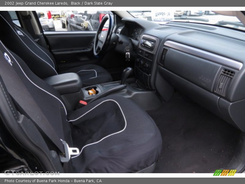 Black / Dark Slate Gray 2002 Jeep Grand Cherokee Laredo
