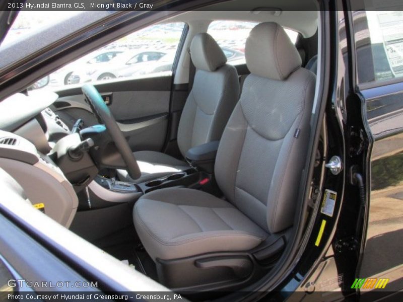 Midnight Black / Gray 2013 Hyundai Elantra GLS