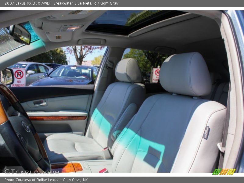 Breakwater Blue Metallic / Light Gray 2007 Lexus RX 350 AWD
