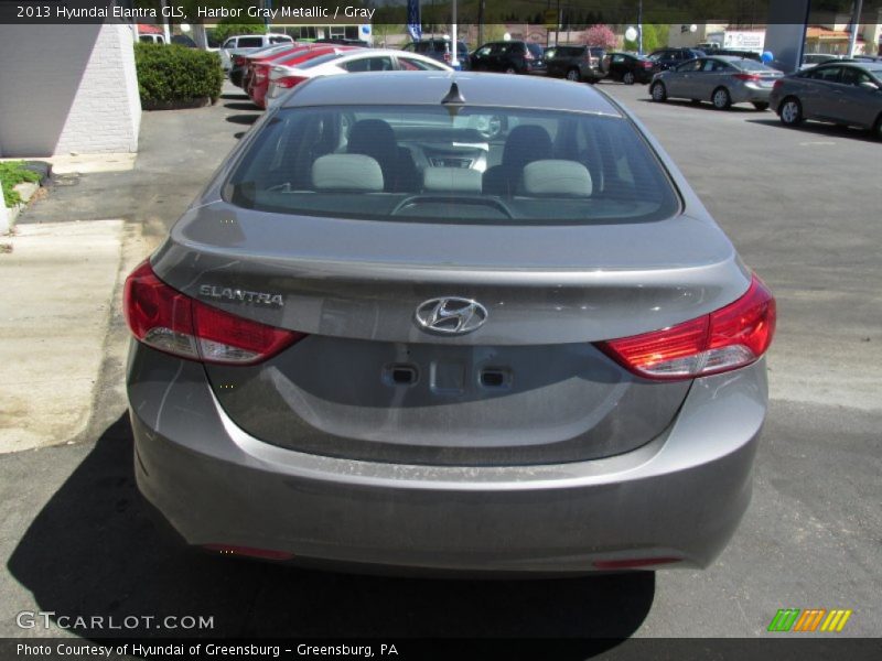 Harbor Gray Metallic / Gray 2013 Hyundai Elantra GLS